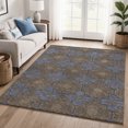 thumbnail image 1 of Addison Rugs Mayfield Premium Machine Washable Contemporary Abstract Chocolate Rectangle Rug, 9' x 12', 1 of 6