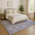 thumbnail image 1 of Addison Rugs Mayfield Premium Machine Washable Traditional Arabesque Lavender Rectangle Rug, 10' x 14', 1 of 7