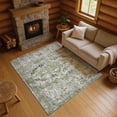 thumbnail image 1 of Addison Rugs Mayfield Premium Machine Washable Traditional Border Aloe Rectangle Rug, 9' x 12', 1 of 7