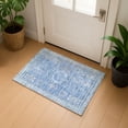 thumbnail image 1 of Addison Rugs Mayfield Premium Machine Washable Traditional Border Blue Rectangle Rug, 1'8" x 2'6", 1 of 6