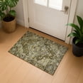 thumbnail image 1 of Addison Rugs Mayfield Premium Machine Washable Traditional Border Brown Rectangle Rug, 1'8" x 2'6", 1 of 6