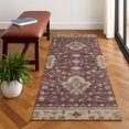 thumbnail image 1 of Addison Rugs Mayfield Premium Machine Washable Traditional Border Burgundy Runner Rug, 2'3" x 7'6", 1 of 6
