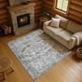 thumbnail image 1 of Addison Rugs Mayfield Premium Machine Washable Traditional Border Gray Rectangle Rug, 8' x 10', 1 of 7