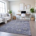 thumbnail image 1 of Addison Rugs Mayfield Premium Machine Washable Traditional Formal Lavender Rectangle Rug, 9' x 12', 1 of 6