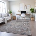 thumbnail image 1 of Addison Rugs Mayfield Premium Machine Washable Traditional Formal Taupe Rectangle Rug, 9' x 12', 1 of 6
