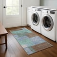 thumbnail image 1 of Addison Rugs Mayfield Premium Machine Washable Traditional Geometric Brown Runner Rug, 2'3" x 7'6", 1 of 6