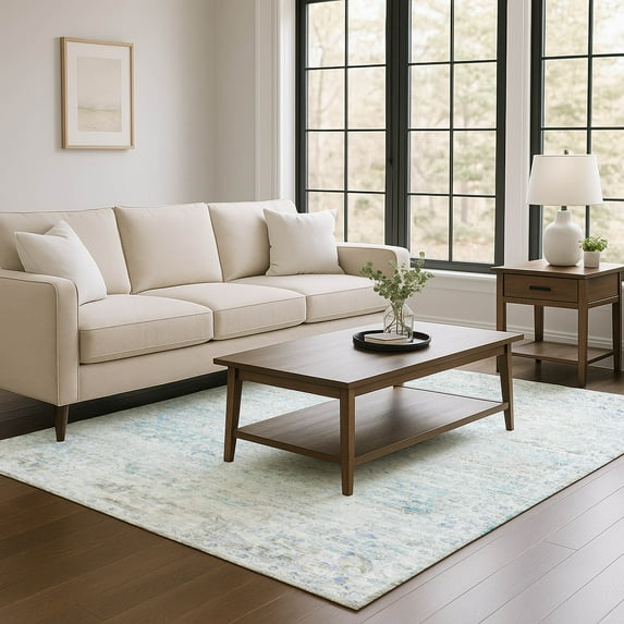 Addison Rugs Mayfield Premium Machine Washable Traditional Global Beige Rectangle Rug, 3' x 5'
