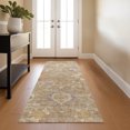 thumbnail image 1 of Addison Rugs Mayfield Premium Machine Washable Traditional Global Beige Runner Rug, 2'3" x 7'6", 1 of 6