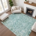 thumbnail image 1 of Addison Rugs Mayfield Premium Machine Washable Traditional Global Blue Rectangle Rug, 10' x 14', 1 of 7