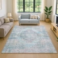 thumbnail image 1 of Addison Rugs Mayfield Premium Machine Washable Traditional Global Blue Rectangle Rug, 10' x 14', 1 of 6