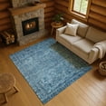 thumbnail image 1 of Addison Rugs Mayfield Premium Machine Washable Traditional Global Blue Rectangle Rug, 2'6" x 3'10", 1 of 7