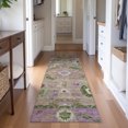 thumbnail image 1 of Addison Rugs Mayfield Premium Machine Washable Traditional Global Brown Runner Rug, 2'3" x 7'6", 1 of 5