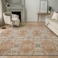thumbnail image 1 of Addison Rugs Mayfield Premium Machine Washable Traditional Global Copper Rectangle Rug, 10' x 14', 1 of 8