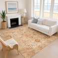 thumbnail image 1 of Addison Rugs Mayfield Premium Machine Washable Traditional Global Copper Rectangle Rug, 3' x 5', 1 of 6
