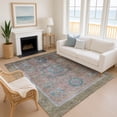 thumbnail image 1 of Addison Rugs Mayfield Premium Machine Washable Traditional Global Copper Rectangle Rug, 8' x 10', 1 of 6