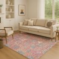 thumbnail image 1 of Addison Rugs Mayfield Premium Machine Washable Traditional Global Coral Rectangle Rug, 10' x 14', 1 of 7