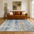 thumbnail image 1 of Addison Rugs Mayfield Premium Machine Washable Traditional Global Denim Rectangle Rug, 9' x 12', 1 of 6