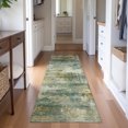 thumbnail image 1 of Addison Rugs Mayfield Premium Machine Washable Traditional Global Fern Runner Rug, 2'3" x 7'6", 1 of 5
