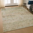 thumbnail image 1 of Addison Rugs Mayfield Premium Machine Washable Traditional Global Gold Rectangle Rug, 9' X 12' Machine Washable Traditional Global Gold Oversized Sherpa Throw Blanket, 1 of 6