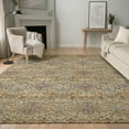 thumbnail image 1 of Addison Rugs Mayfield Premium Machine Washable Traditional Global Gold Rectangle Rug, 9' x 12', 1 of 8
