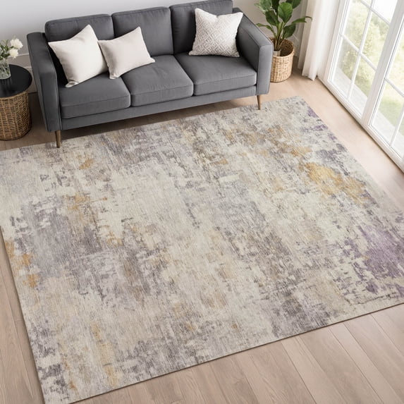 Addison Rugs Mayfield Premium Machine Washable Traditional Global Linen Rectangle Rug, 3' x 5'