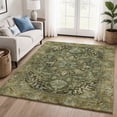 thumbnail image 1 of Addison Rugs Mayfield Premium Machine Washable Traditional Global Olive Rectangle Rug, 5' x 7'6", 1 of 6