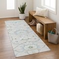 thumbnail image 1 of Addison Rugs Mayfield Premium Machine Washable Traditional Global Pearl Runner Rug, 2'3" x 7'6", 1 of 5