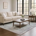 thumbnail image 1 of Addison Rugs Mayfield Premium Machine Washable Traditional Global Pewter Rectangle Rug, 8' x 10', 1 of 7