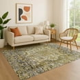 thumbnail image 1 of Addison Rugs Mayfield Premium Machine Washable Traditional Global Pewter Rectangle Rug, 8' x 10', 1 of 7