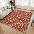 thumbnail image 1 of Addison Rugs Mayfield Premium Machine Washable Traditional Global Red Rectangle Rug, 10' x 14', 1 of 6