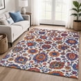 thumbnail image 1 of Addison Rugs Mayfield Premium Machine Washable Traditional Global Red Rectangle Rug, 8' x 10', 1 of 6