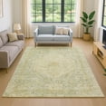 thumbnail image 1 of Addison Rugs Mayfield Premium Machine Washable Traditional Global Sage Rectangle Rug, 5' x 7'6", 1 of 6