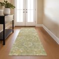 thumbnail image 1 of Addison Rugs Mayfield Premium Machine Washable Traditional Global Sage Runner Rug, 2'3" x 7'6", 1 of 6