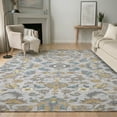 thumbnail image 1 of Addison Rugs Mayfield Premium Machine Washable Traditional Global Silver Rectangle Rug, 10' x 14', 1 of 8