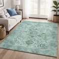 thumbnail image 1 of Addison Rugs Mayfield Premium Machine Washable Traditional Global Teal Rectangle Rug, 10' x 14', 1 of 6