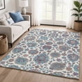 thumbnail image 1 of Addison Rugs Mayfield Premium Machine Washable Traditional Global Teal Rectangle Rug, 10' x 14', 1 of 6