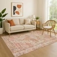 thumbnail image 1 of Addison Rugs Mayfield Premium Machine Washable Traditional Global Terracotta Rectangle Rug, 10' x 14', 1 of 7