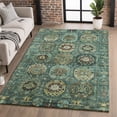 thumbnail image 1 of Addison Rugs Mayfield Premium Machine Washable Traditional Medallions Teal Rectangle Rug, 10' x 14', 1 of 6