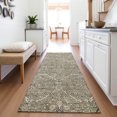 thumbnail image 1 of Addison Rugs Mayfield Premium Machine Washable Traditional Panel Khaki Runner Rug, 2'3" x 7'6", 1 of 5