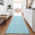 thumbnail image 1 of Addison Rugs Mayfield Premium Machine Washable Traditional Panel Sky Runner Rug, 2'3" x 7'6", 1 of 5