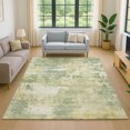 thumbnail image 1 of Addison Rugs Mayfield Premium Machine Washable Transitional Abstract Aloe Rectangle Rug, 3' x 5', 1 of 6