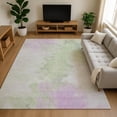 thumbnail image 1 of Addison Rugs Mayfield Premium Machine Washable Transitional Abstract Aloe Rectangle Rug, 5' x 7'6", 1 of 7