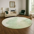 thumbnail image 1 of Addison Rugs Mayfield Premium Machine Washable Transitional Abstract Aloe Round Rug, 8' x 8', 1 of 6