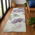 thumbnail image 1 of Addison Rugs Mayfield Premium Machine Washable Transitional Abstract Aloe Runner Rug, 2'3" x 7'6", 1 of 6