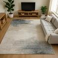 thumbnail image 1 of Addison Rugs Mayfield Premium Machine Washable Transitional Abstract Beige Rectangle Rug, 3' x 5', 1 of 7