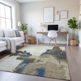thumbnail image 1 of Addison Rugs Mayfield Premium Machine Washable Transitional Abstract Beige Rectangle Rug, 8' x 10', 1 of 6