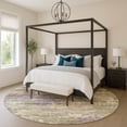 thumbnail image 1 of Addison Rugs Mayfield Premium Machine Washable Transitional Abstract Beige Round Rug, 8' x 8', 1 of 6