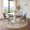 thumbnail image 1 of Addison Rugs Mayfield Premium Machine Washable Transitional Abstract Beige Round Rug, 8' x 8', 1 of 6