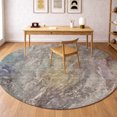 thumbnail image 1 of Addison Rugs Mayfield Premium Machine Washable Transitional Abstract Beige Round Rug, 8' x 8', 1 of 5