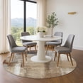 thumbnail image 1 of Addison Rugs Mayfield Premium Machine Washable Transitional Abstract Beige Round Rug, 8' x 8', 1 of 6